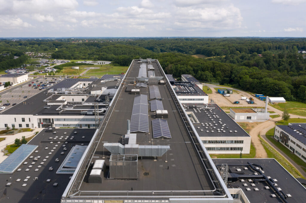 Kolding Sygehus med solceller fra Solplus A/S