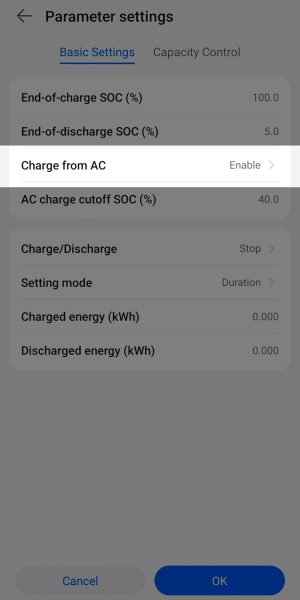 4 - Charge from grid